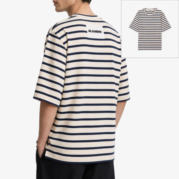★JIL SANDER★ バックロゴボーダーTシャツ J47GC0109 J46497