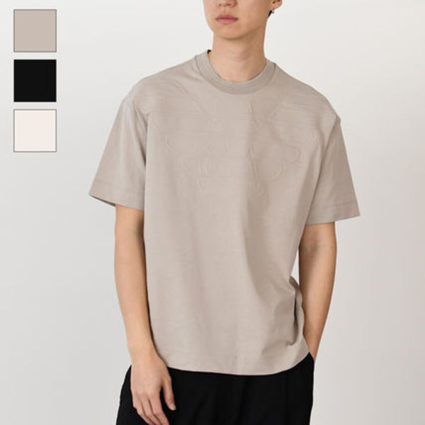 【国内即発】EMPORIO ARMANI ヘビージャージー ロゴ Tシャツ