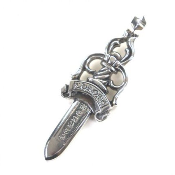 美品 CHROME HEARTS ラージダガー ペンダントトップ 925