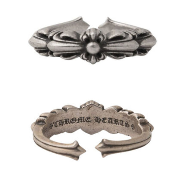 Chrome Hearts Baby Double Floral Ring