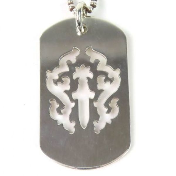 美品 CHROME HEARTS ヴァインダガーカットアウト ネックレス 925