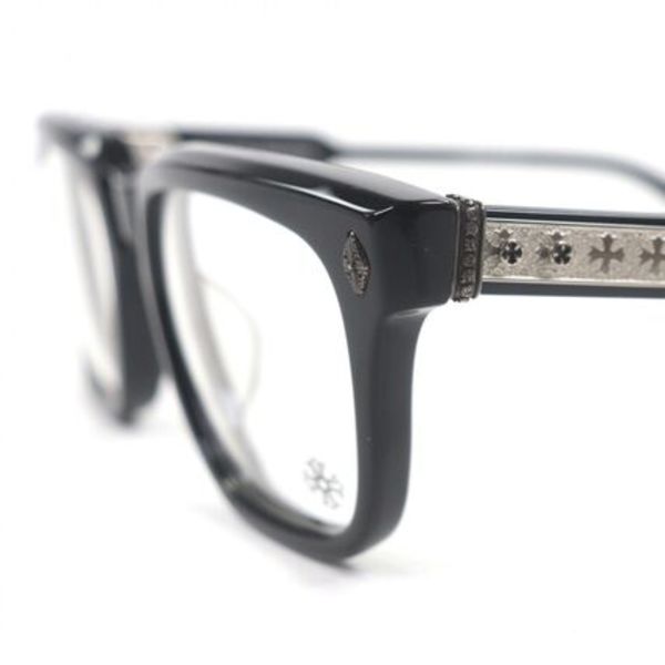 美品 CHROME HEARTS AMBIDIXTROUS メガネ 53□21-151 925