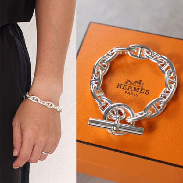 HERMES シェーヌダンクル ブレスレット GM H101672B 00013