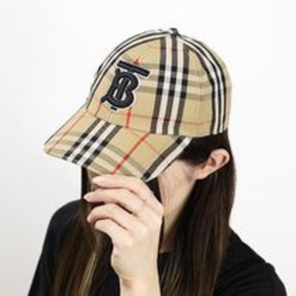 送料関税込★Burberry★ヴィンテージ チェック キャップ★BEIGE