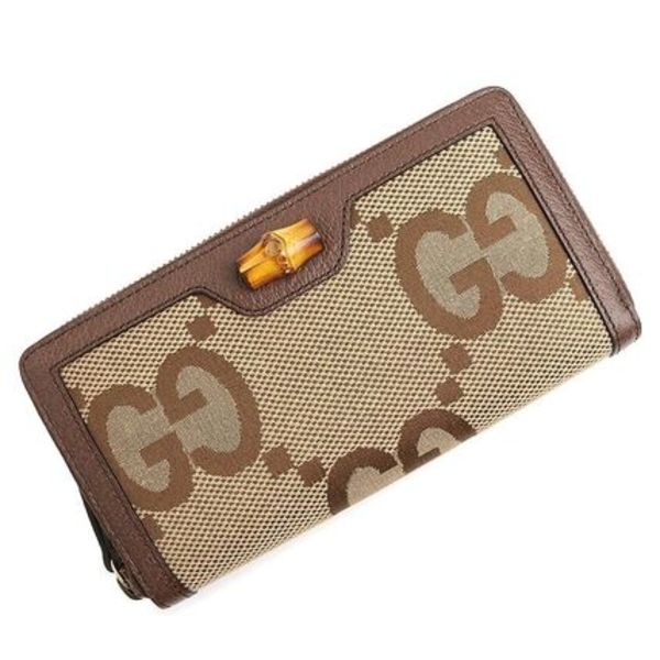 GUCCI グッチ 長財布 658634 バンブー ダイアナ コンチネンタル