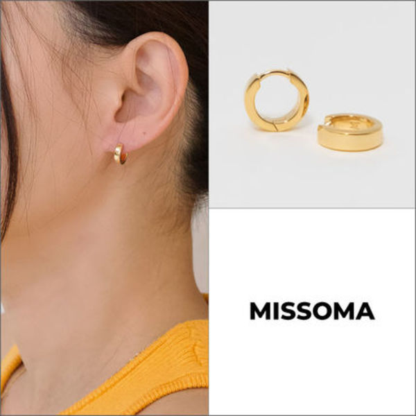 【MISSOMA】ゴールドヴェルメイユ チャビーハギーズフープピアス