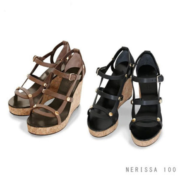 JIMMY CHOO NERISSA 100 ネリッサ 10cm ウエッジサンダル