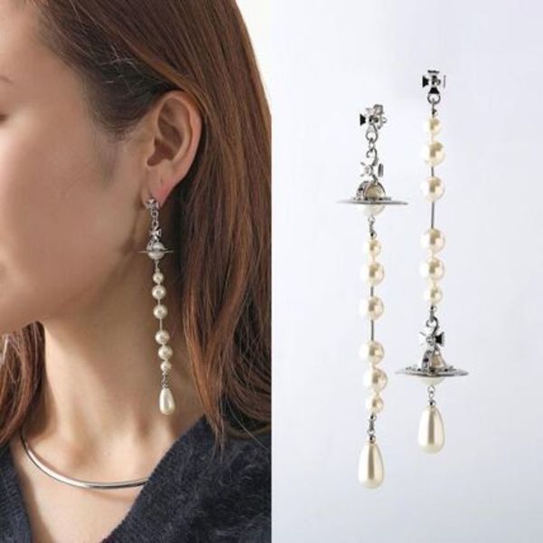 Vivienne Westwood ピアス BROKEN PEARL 62030002