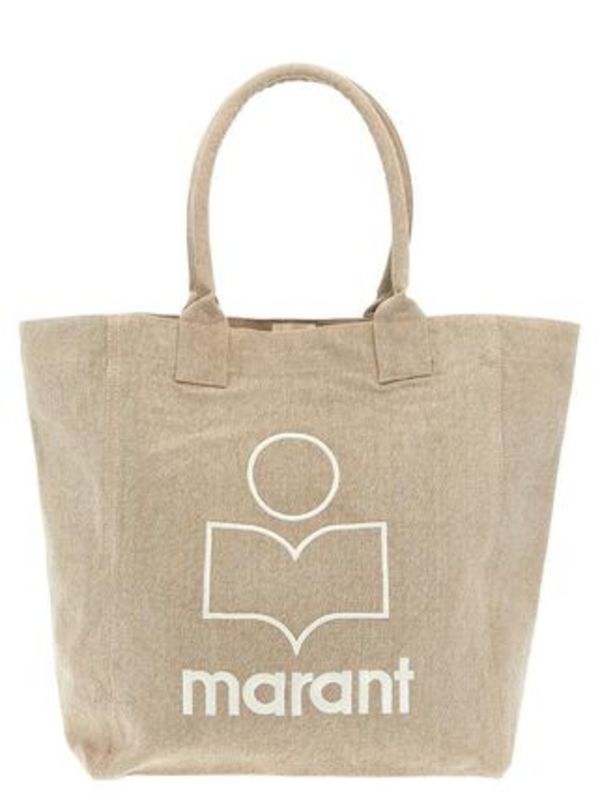 Isabel Marant Yenky Logo Tote Bag Neutral