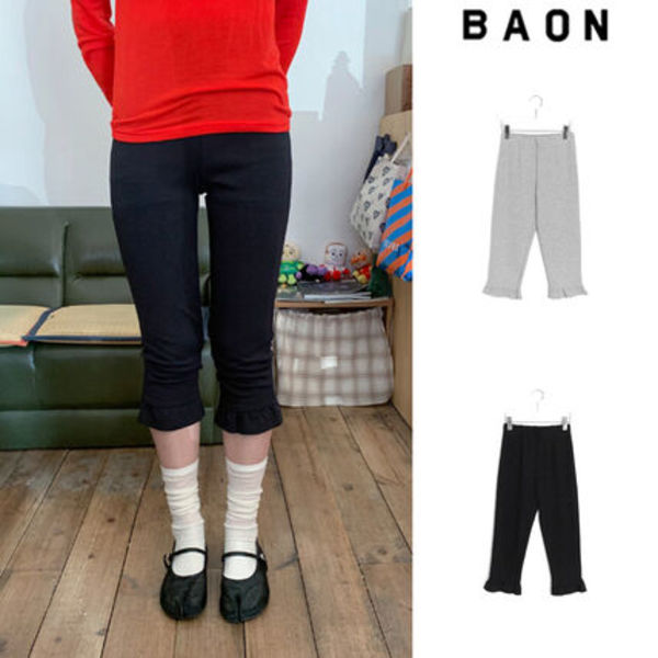 【BAON】Eamon Capri Frill Leggings Pants
