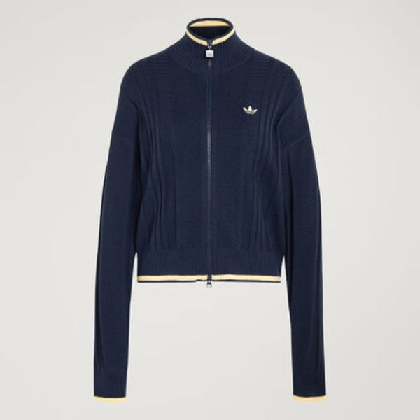 【ADIDAS】トラックジャケット Cable knit firebird track top