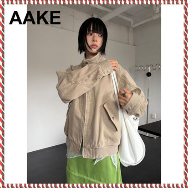 【AAKE】DYEING BOMBER JACKET