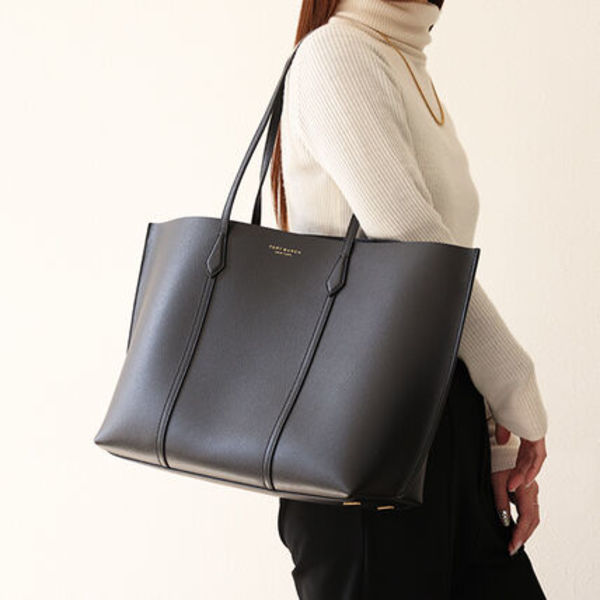 TORY BURCH トートバッグ Perry Tote ペリー 169476 ポーチ付き