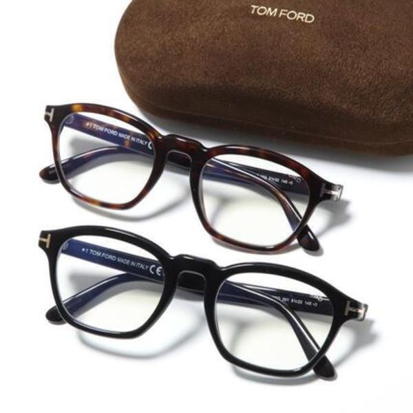 TOM FORD メガネ TF6033-B ウェリントン型 ブルーライトカット