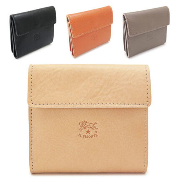 【国内発送】イルビゾンテ 折財布 Wホック レザー C0455
