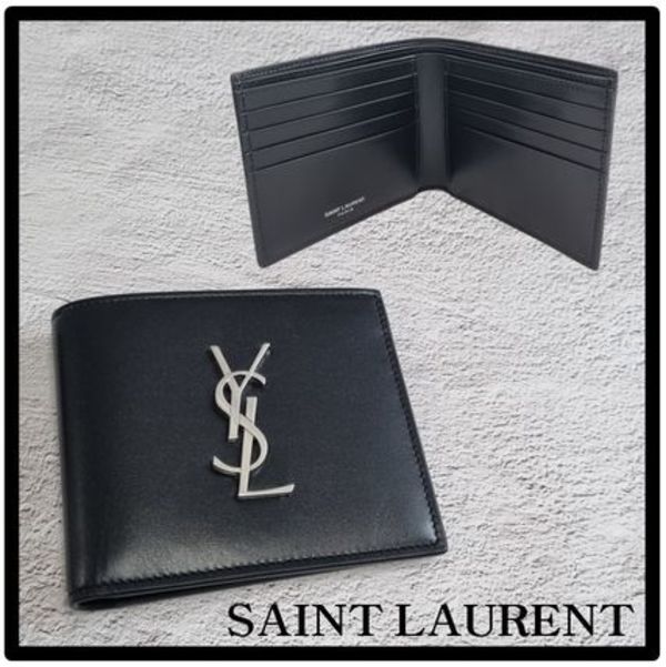 ★関税込★SAINT LAURENT★Monogram Half Wallet★財布★