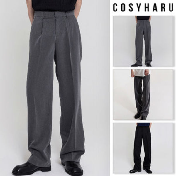 【COSYHARU】Tension semi long slacks