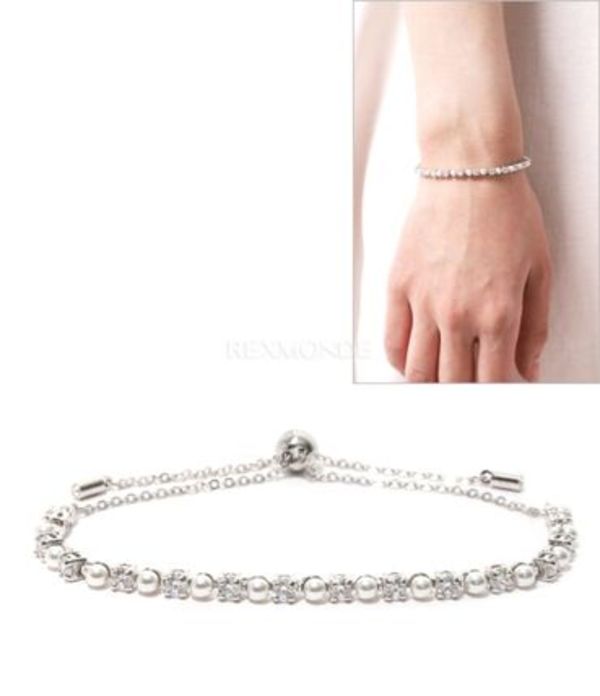 SWAROVSKI| (Matrix Tennis Bracelet - SIZE M (5689633))