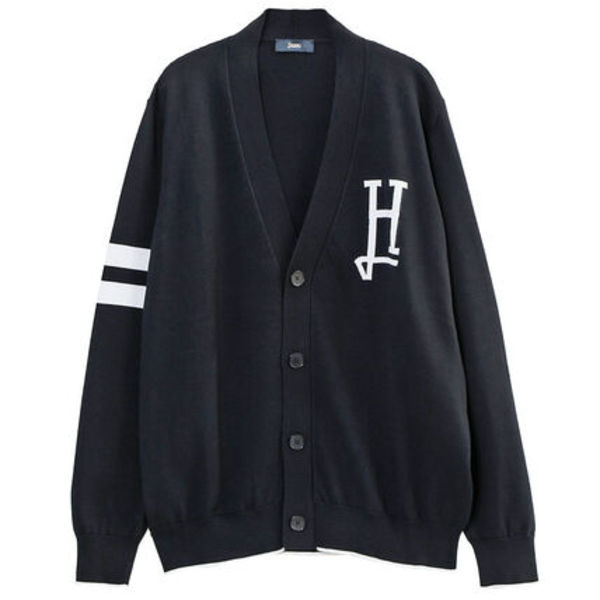 HERNO Hロゴ カーディガン  MC000211U-72140-9200_NAVY