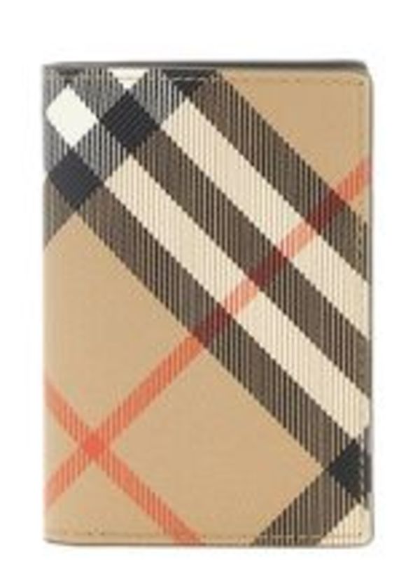 【BURBERRY】Check Folding Card Case カードケース