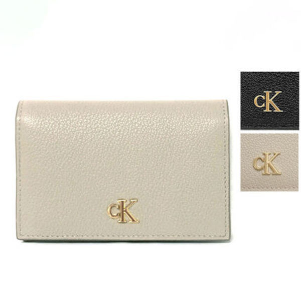 Calvin Klein 二つ折り カードケース LV04F1063G レザー