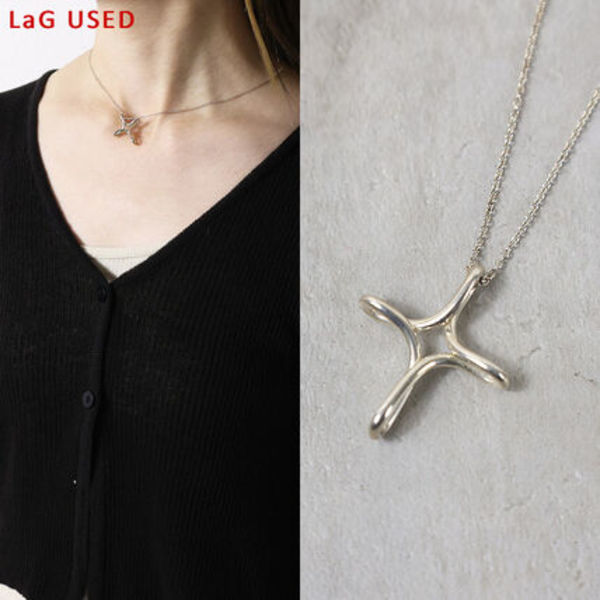 【中古品】Tiffany&Co ネックレス Infinity Cross 60020755