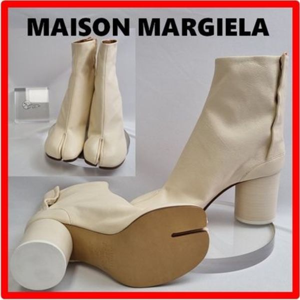 ☆人気☆【MaisonMargiela】☆Tabi ヴィンテージ レザー ブー.ツ