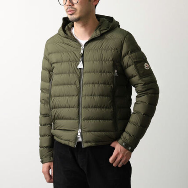 MONCLER ダウンジャケット GALION フーテッド ジップアップ
