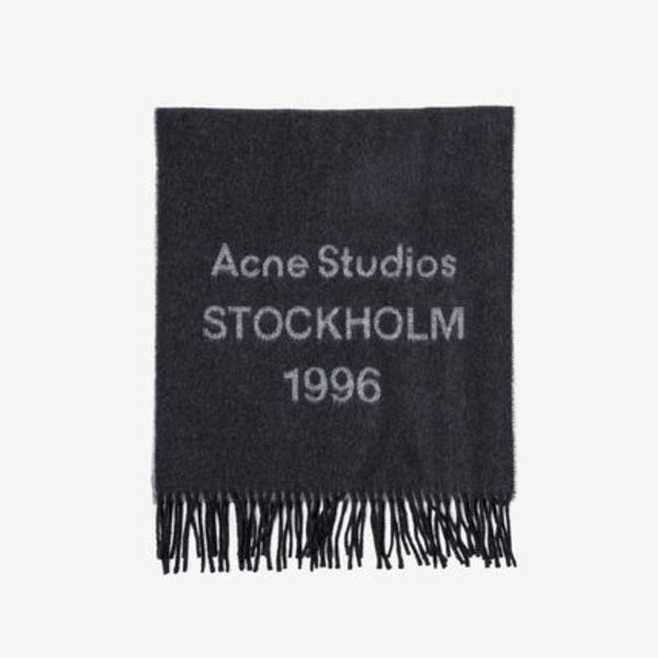 Acne Studios ロゴ ワイドマフラー