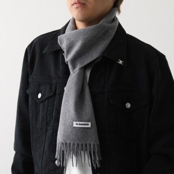 JIL SANDER マフラー J22TE0115 J40366 ウール カシミヤ
