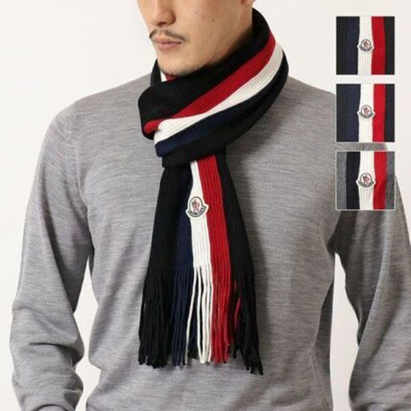 MONCLER マフラー 3C00019 A9575 ロゴ