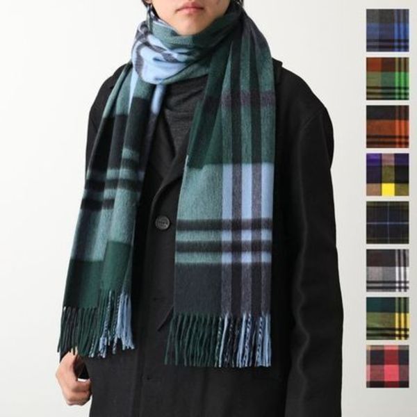 Joshua Ellis マフラー 190×70 Ripple Cashmere Scarf