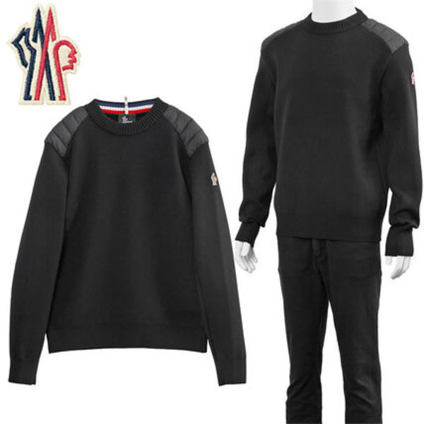 MONCLER Grenoble ウールニット ダウン 9C000-04-M1122-999