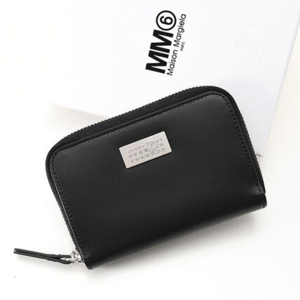 【国内即発】MM6 ニューメリック レザー ジップウォレット