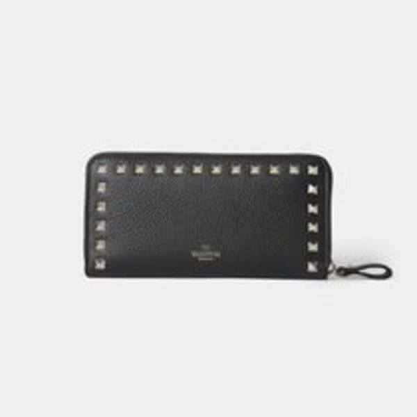 ヴァレンティノ ロックスタッド ジップウォレット 長財布