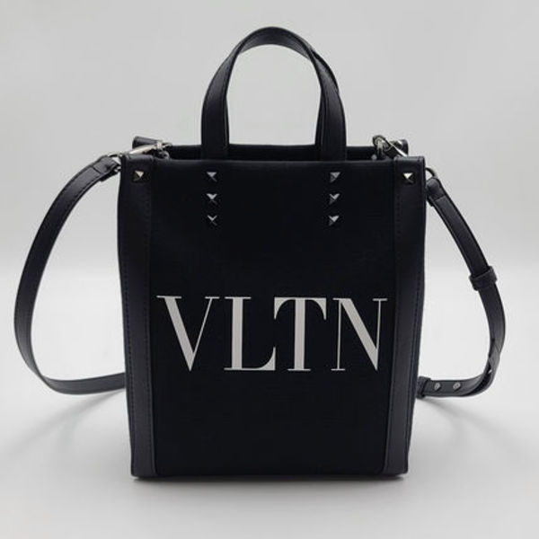 【VALENTINO】VLTN ECOLAB MINI CANVAS SHOPPER