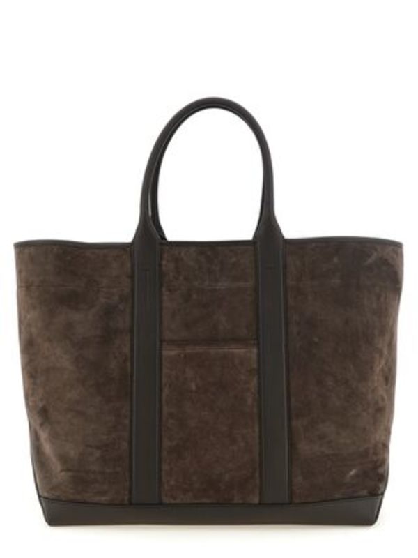 TOM FORD Suede shopping bag