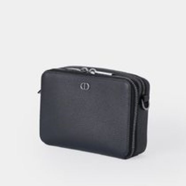すぐ届く【DIOR】CD Icon グレインドカーフスキンスキン☆ポーチ