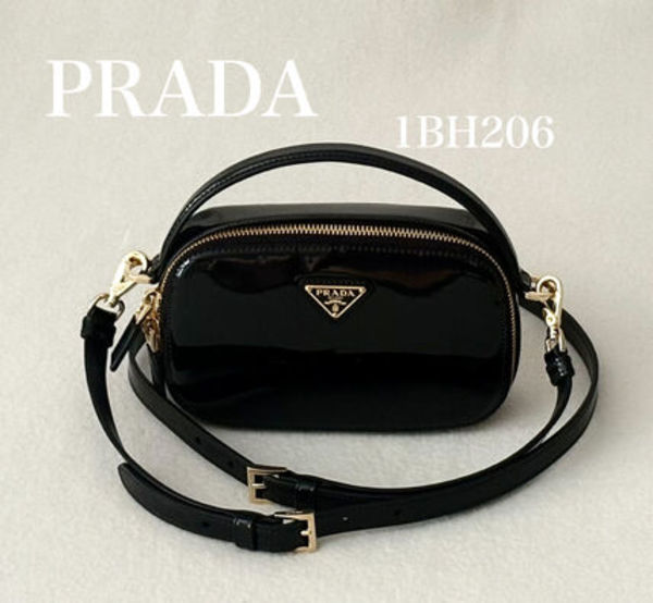 国内発送&関税込☆PRADA☆ブラッシュドレザーミニバッグ2way♪