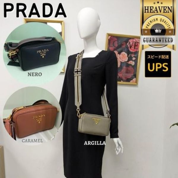 6万取引突破★UPS速達便【PRADA】1BH096 2E8K_ショルダーバッグ