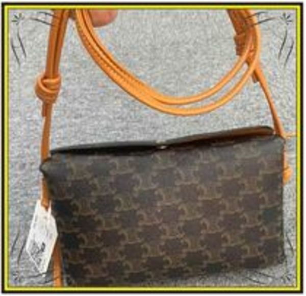 【CELINE】セリーヌ トリオフラップ バッグ トリオンフ ロゴ