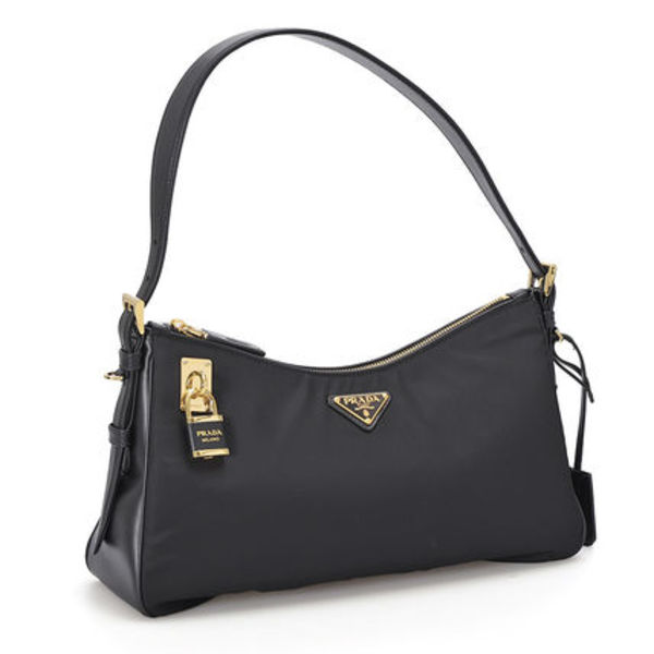 プラダ/PRADA|ラージ エメ リナイロン&レザー ショルダーバッグ