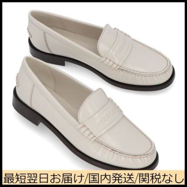 FERRAGAMO IRINA ホワイト ローファー 0763991