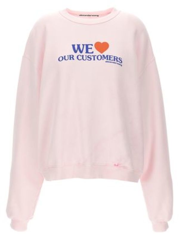 Alexander Wang 'We Love Our Customers' sweatshirt