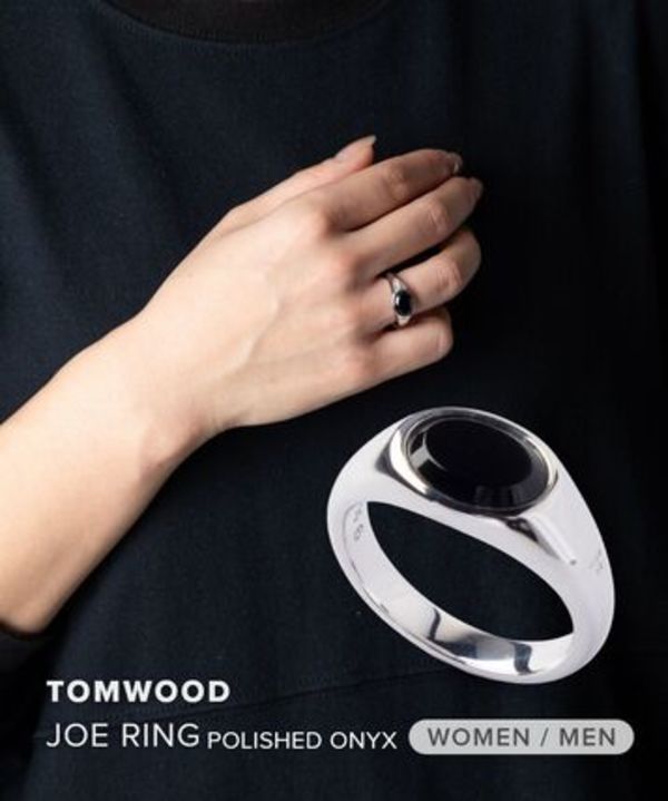 トムウッド TOM WOOD JOE RING POLISHED ONYX 101274 リング