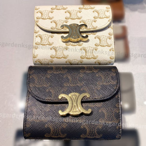 CELINE★スモール トリオンフウォレット♪ミニ財布★すぐ届く!