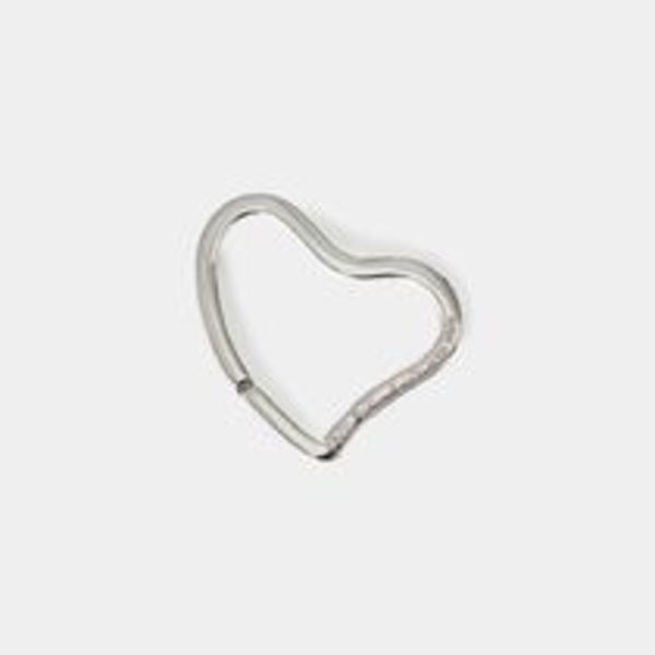 国内即発 可愛い【Tiffany&Co】オープン ハート キーリング