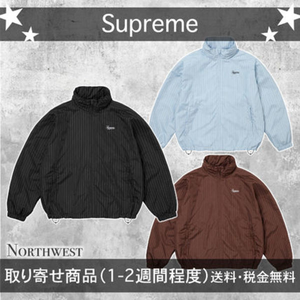 Reflective Pinstripe Track Jacket トラック ジャケット【b03】