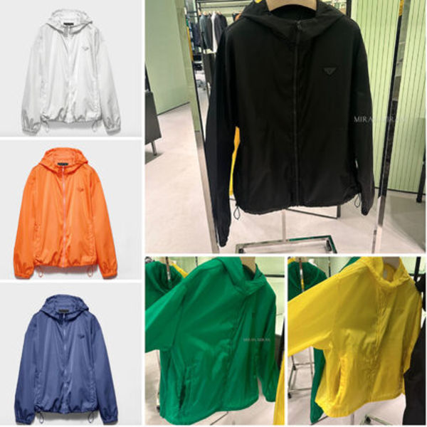 追跡付き発送【PRADA】カラバリあり Re-Nylon レインジャケット