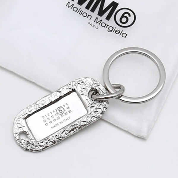【国内即発】MM6 シルバーフォイル キーリング